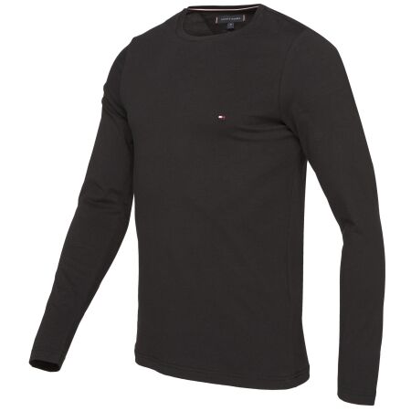 Pánské triko - Tommy Hilfiger STRETCH SLIM FIT LONG SLEEVE TEE - 2