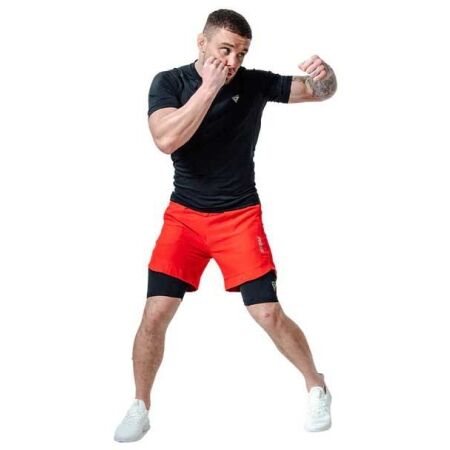 Kraťasy na MMA - RDX T16 COMPRESSION MMA SHORTS 2V1 - 1