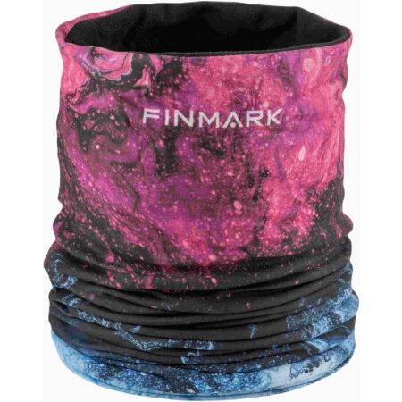 Finmark MULTIFUNCTIONAL SCARF WITH FLEECE - Multifunkční šátek