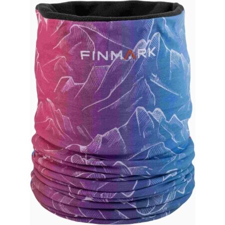 Multifunkční šátek - Finmark MULTIFUNCTIONAL SCARF WITH FLEECE - 1