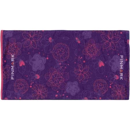 Dívčí multifunkční šátek - Finmark MULTIFUNCTIONAL SCARF WITH FLEECE - 2