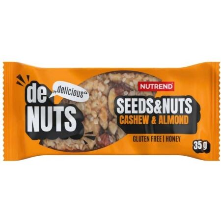 Energetická tyčinka - Nutrend DENUTS SEEDS+NUTS 35 G KEŠU + MANDLE - 1