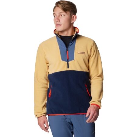 Pánská fleecová bunda - Columbia SEQUOIA GROVE HALF ZIP FLEECE - 1