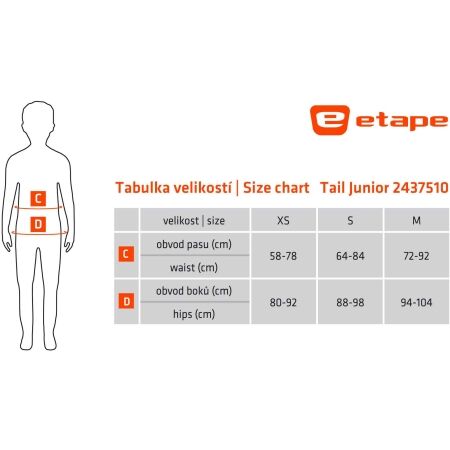 Dětské ochranné šortky - Etape TAIL JUNIOR - 7