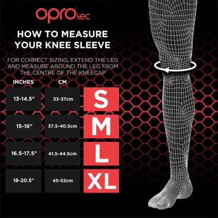 Kompresní bandáž na koleno - Opro TEC KNEE SLEEVE - 5