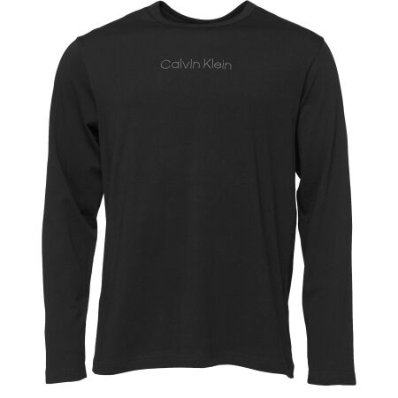 Pánské pyžamové triko - Calvin Klein L/S CREW NECK - 1