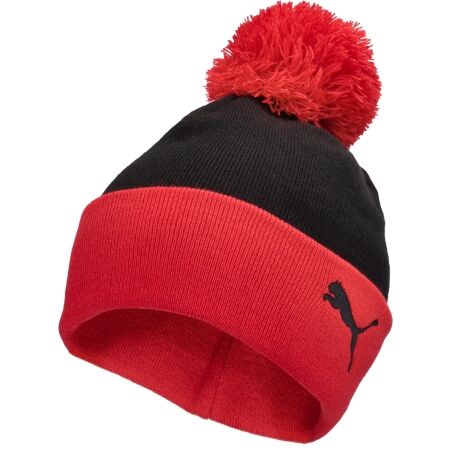 Zimní čepice - Puma AC MILAN ESSENTIALS POM POM BEANIE - 1