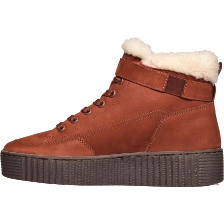 Dámská kotníková obuv - Tommy Hilfiger FAUX FUR NUBUCK LOW LACE-UP - 2