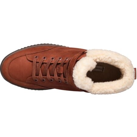 Dámská kotníková obuv - Tommy Hilfiger FAUX FUR NUBUCK LOW LACE-UP - 5