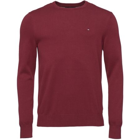 Pánský svetr - Tommy Hilfiger ESSENTIAL COTTON CREW NECK - 1