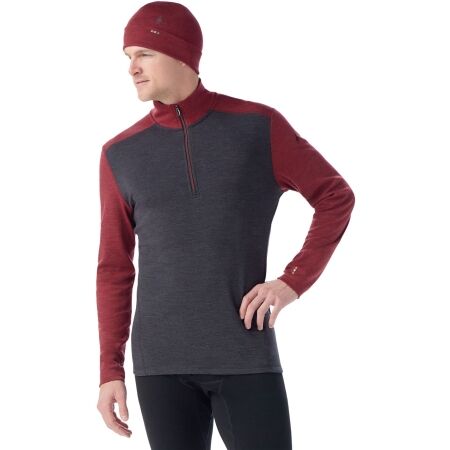 Pánské termo triko - Smartwool CLASSIC THERMAL MERINO BL 1/4 ZIP - 1