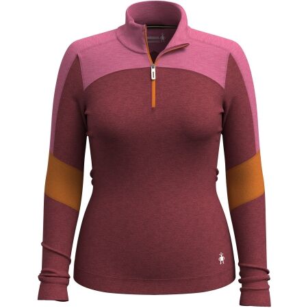 Dámské termo triko - Smartwool CLASSIC THERMAL MERINO BL 1/4 ZIP - 1