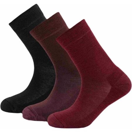 Devold DAILY MERINO MEDIUM SOCK 3PK - Dámské vlněné ponožky