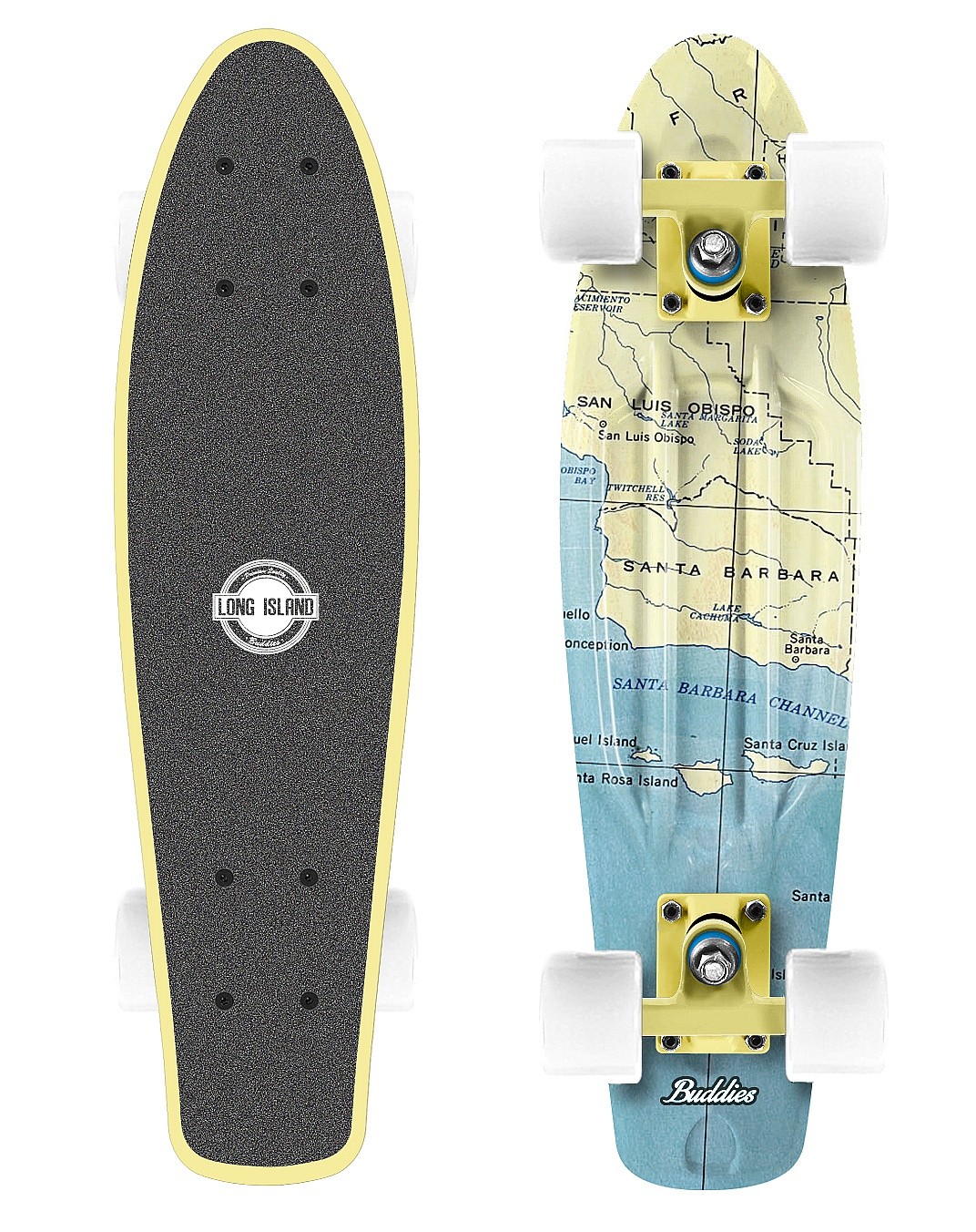 Plastový mini longboard